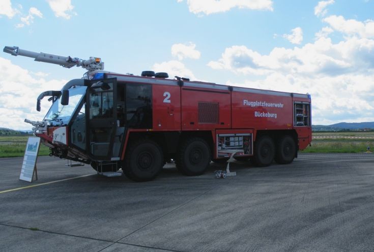 A German army crash tender Ziegler Z8