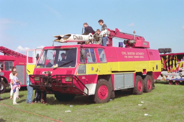 Chubb at Teesside 1984. (reg unknown)
