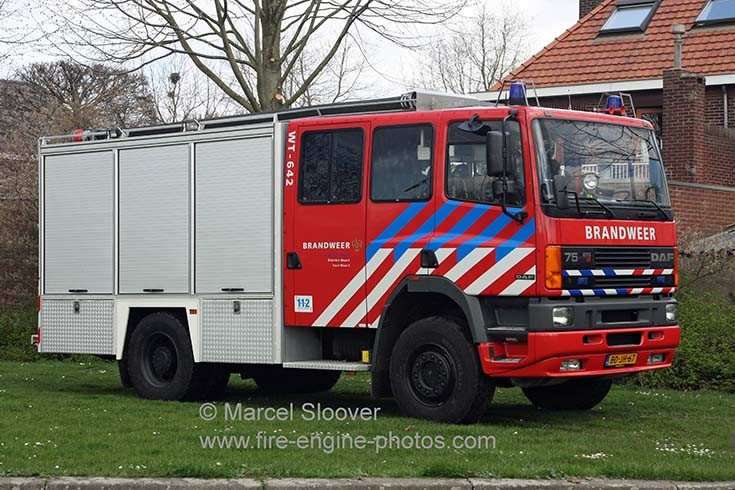 Brandweer Weert WT 642 DAF 75 Mucar-Godiva