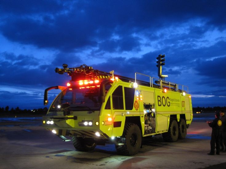 Bogota - night time training.