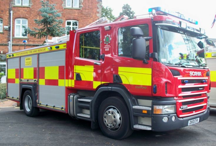 Staffs F&RS Scania Pump Rescue Ladder