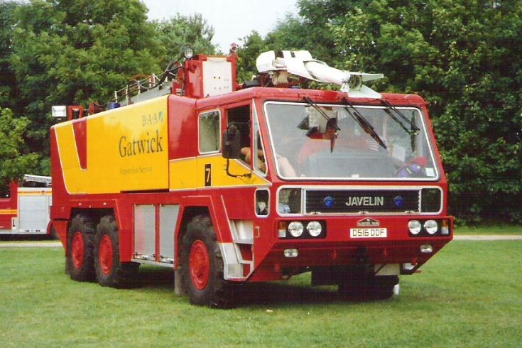 1987 Gloster Saro'Javelin'Crash Tender.
