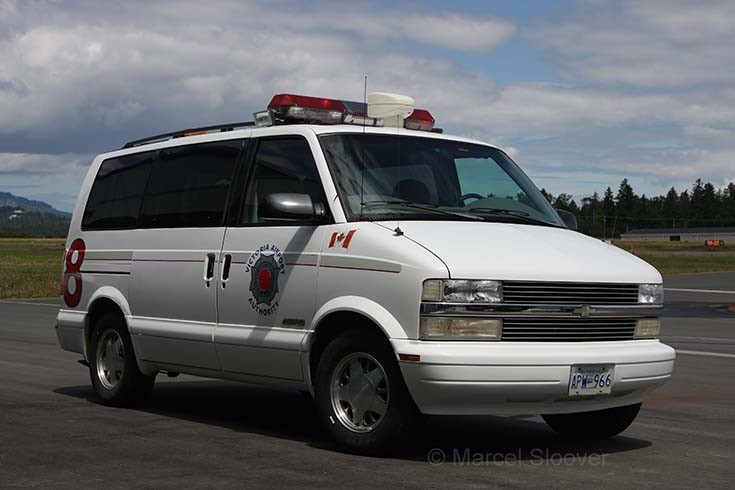 Victoria Airport Red 8 Chevrolet Astro