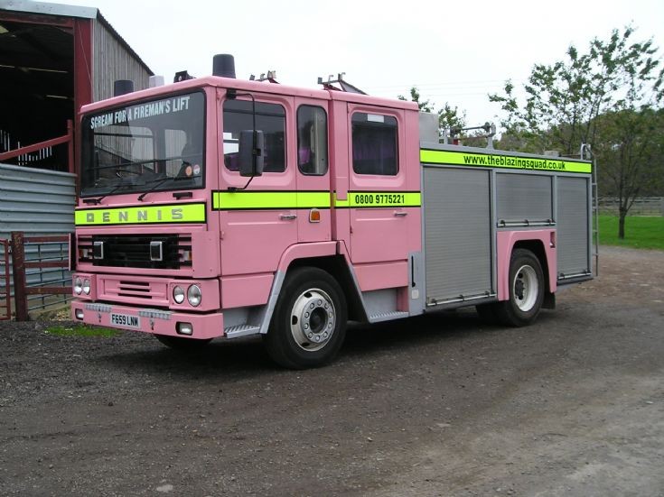 F659LNM Dennis of 'The Blazing Squad' Teesside.