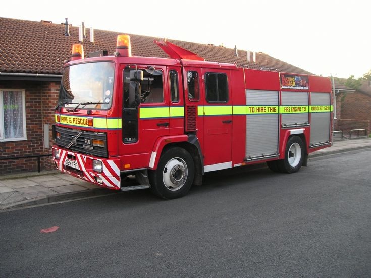 G124TAP Volvo FL6 'The blazing squad'.