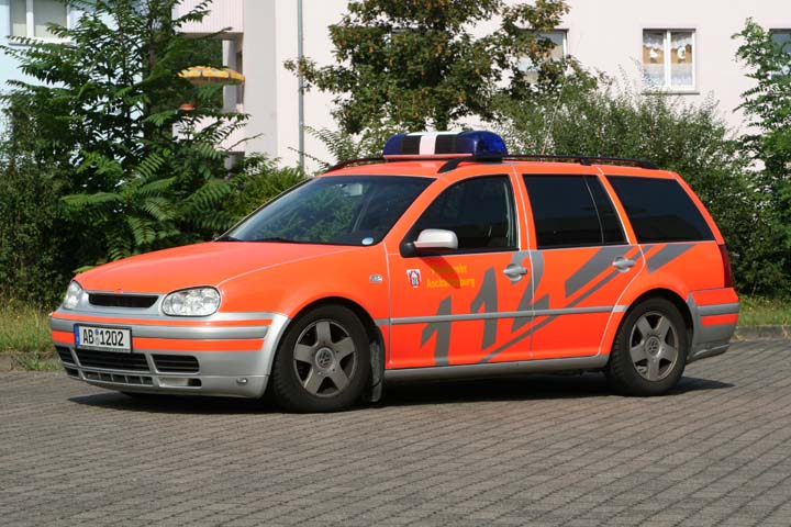 Feuerwehr Aschaffenburg Volkswagen Golf 