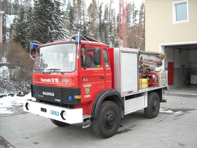 Fire Brigade Sankt Moritz (Switserland)