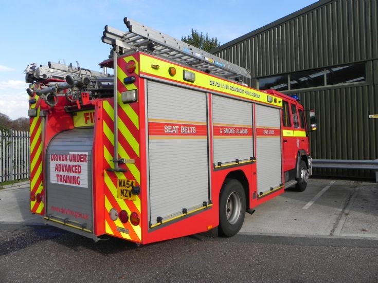 MAN WA54 MZV Devon and Somerset FRS