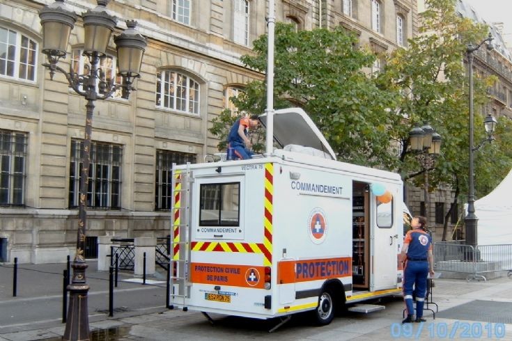 Protection Civile De Paris,Control Unit,rear