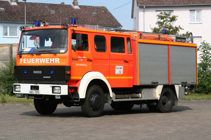 Watertender Fire Brigade aschaffenburg Germany