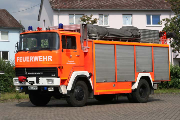 Rescue truck Fire brigade Aschaffenburg