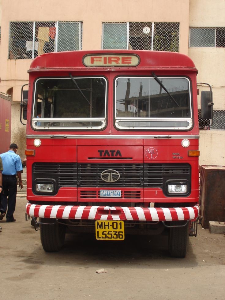 mumbai fire dept transpoter truck