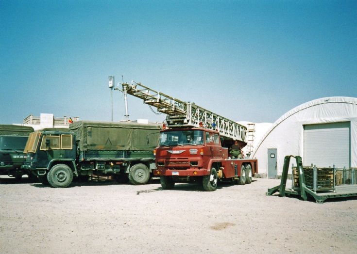Hino Turntable Ladder, Iraq
