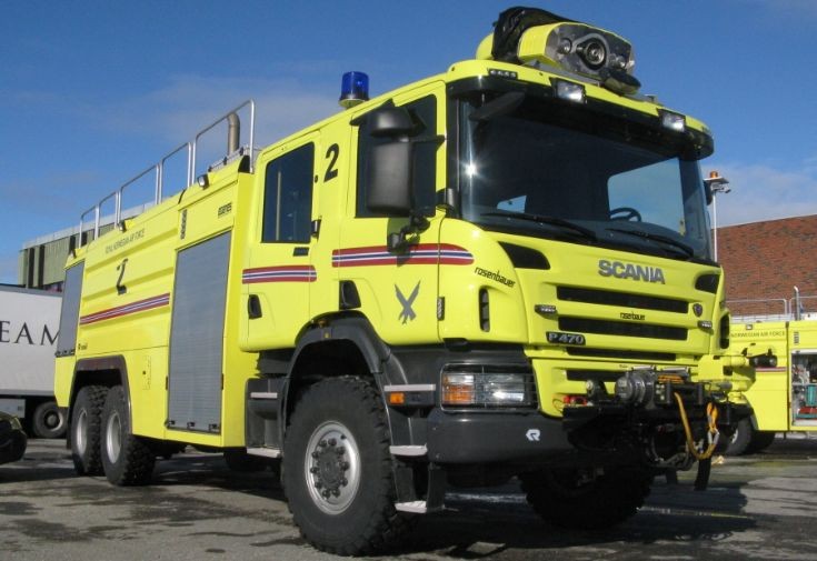 Andøya Airport crash tender 2 RNoAF