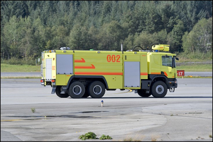 Scania Crash tender at Bergen Airport, Norway