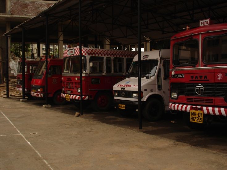Tata fire trucks of Mumbai FD