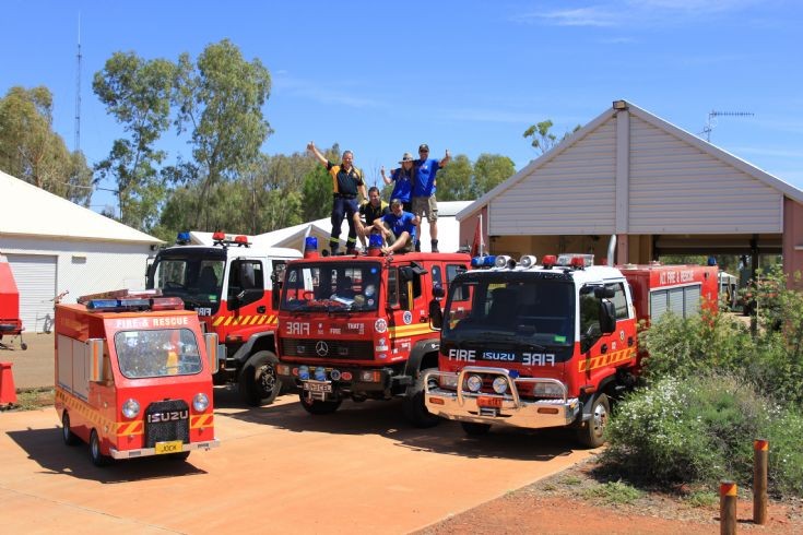 Mercedes at Yulara Fire Station.