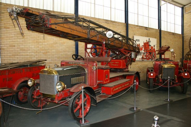 Morris/Magirus Turntable Ladder in museum
