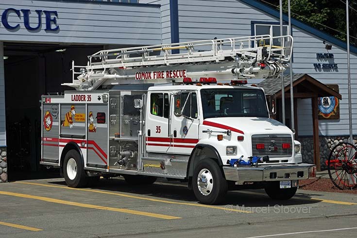 Ladder 35 Comox Fire department.