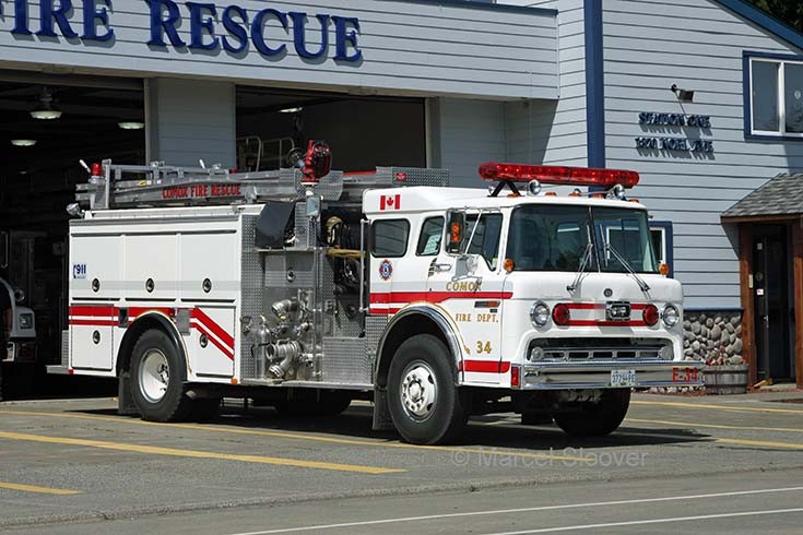 Comox Fire department Ford Anderson pump