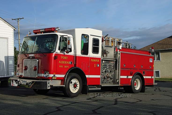Port Alberni Fire dept BC Canada Engine 1
