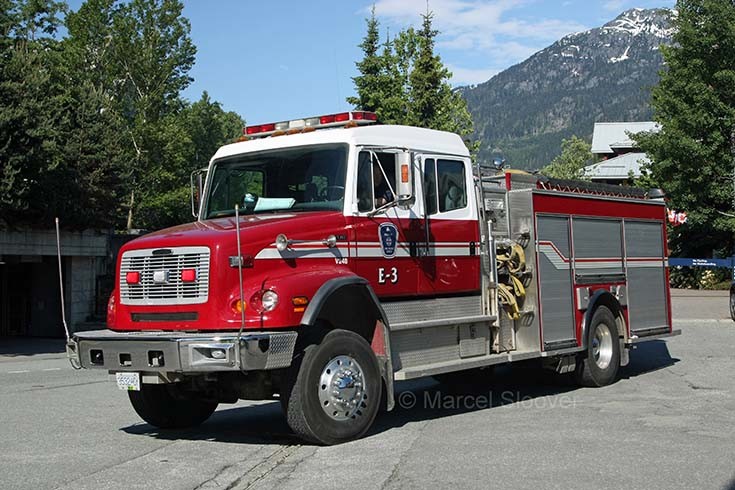 Engine 3 Whistler Fire dept Freightliner