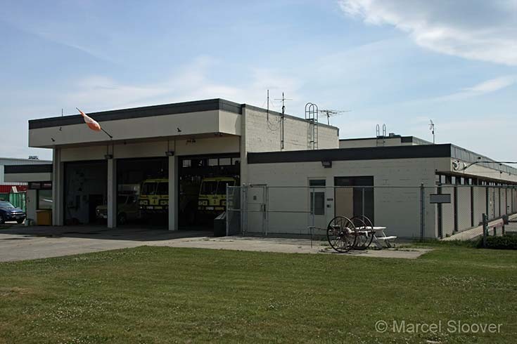 Fire station Prince George Airport BC Canada