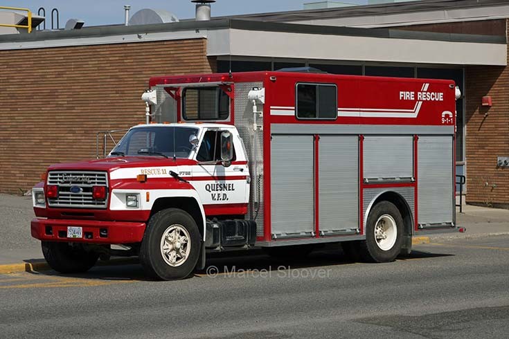 Rescue 11 Quesnel Fire department Ford Superior