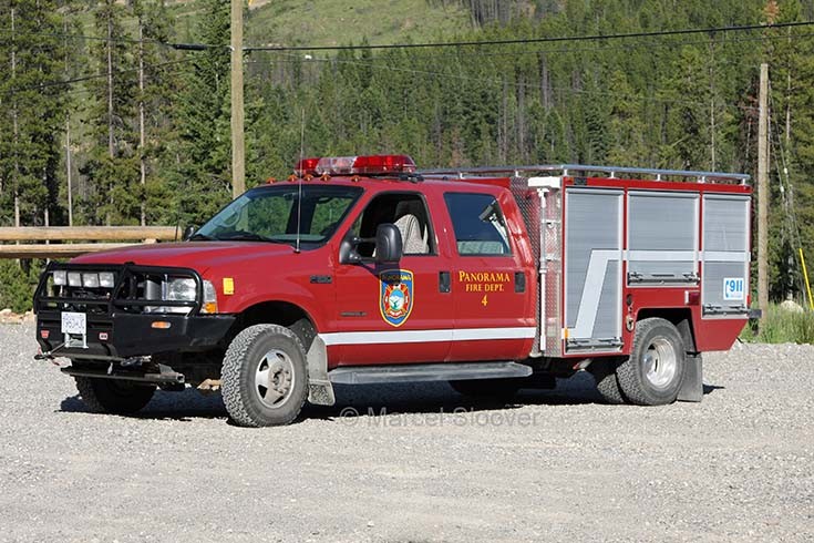 Panorama Village Fire dept Ford F-350 