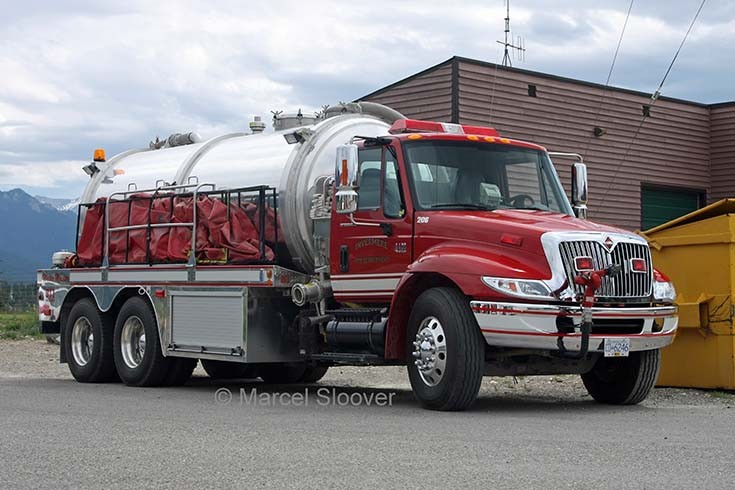 Invermere Fire Dept Water tanker 