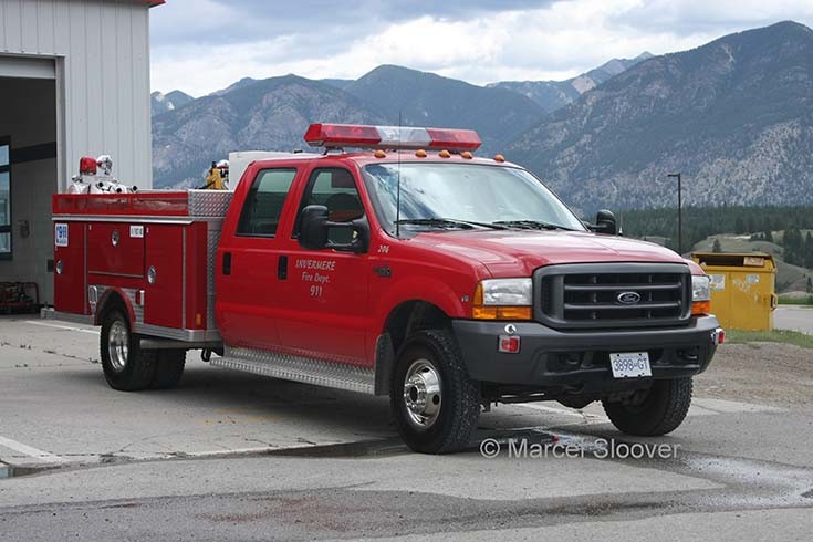 Ford F150 Invermere Fire department Canada