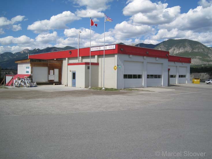 Invermere BC Canada Fire station