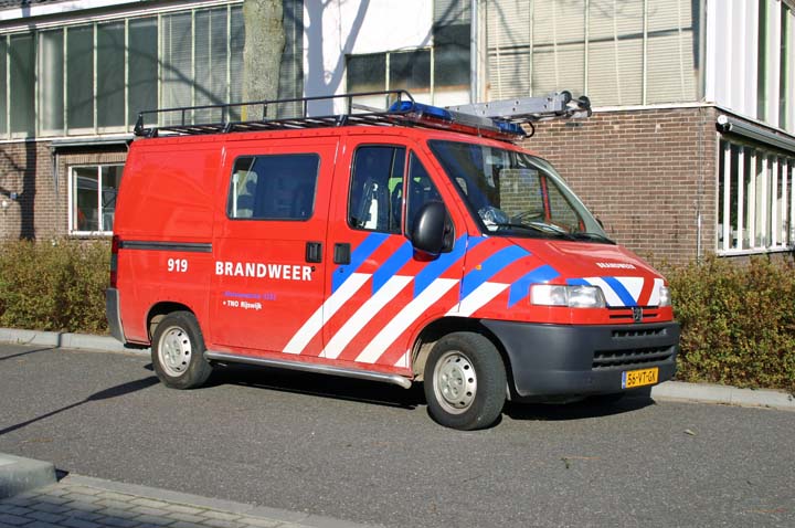 Works Fire Brigade TNO Rijswijk Peugeot