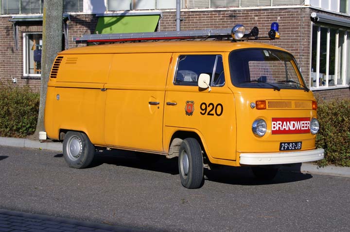 Works Fire Brigade TNO Rijswijk Volkswagen T2