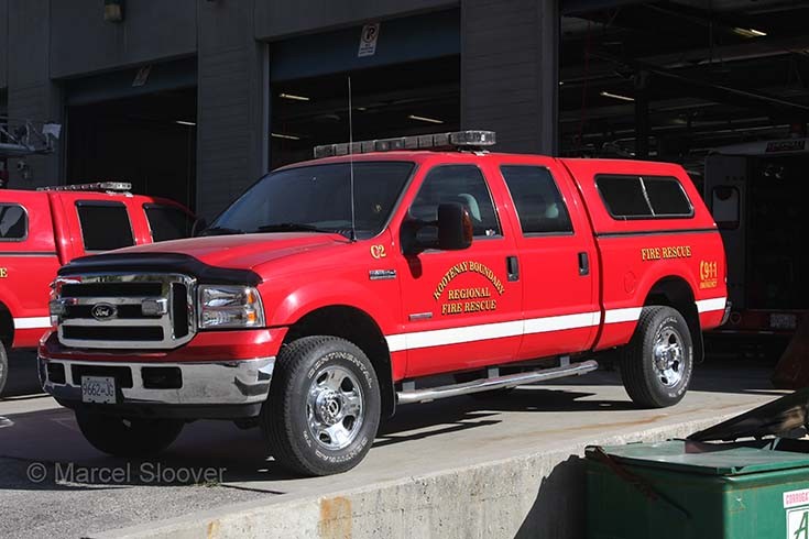 Kootenay Boundary Regionale Fire service Ford