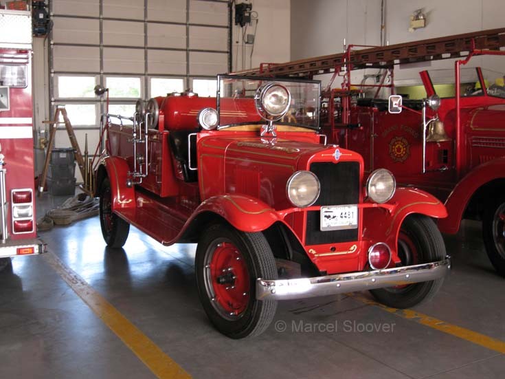 Grand Forks Fire dept Canada Chevolet Parade truck