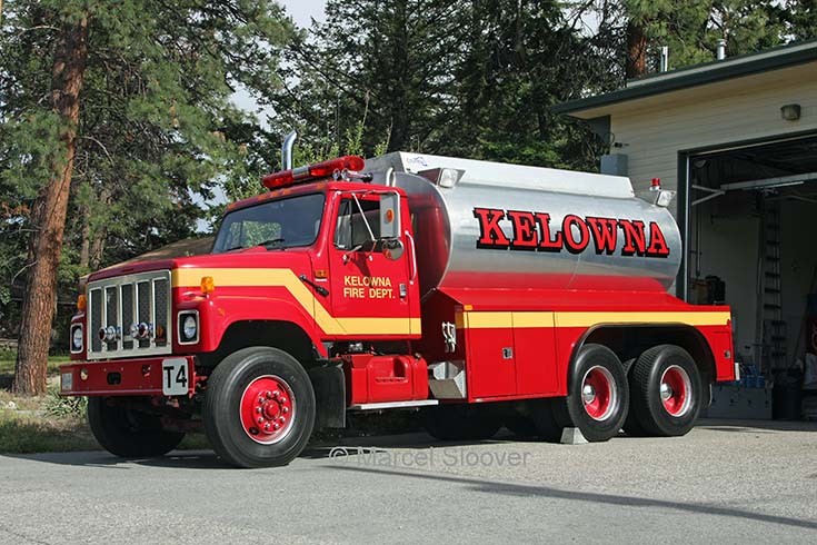 Tanker 4 Kelowna Fire dept 