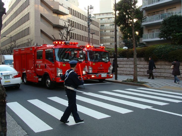 Tokyo FD pump and rescue vehicles