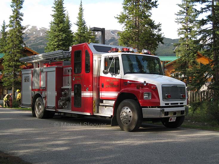 Lake Louise Fire rescue Freightliner