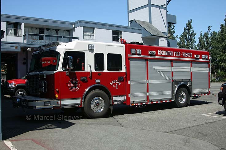 Rescue 1 Richmond Fire dept Canada