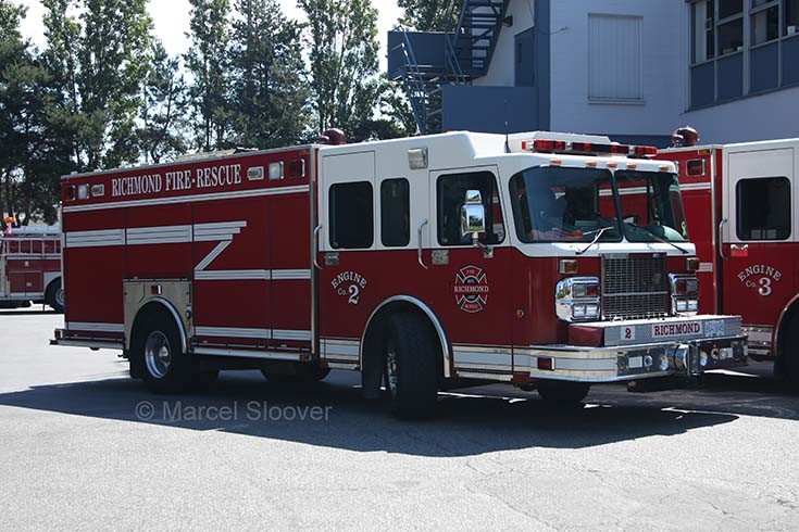 Engine 2 Richmond Fire department Canada