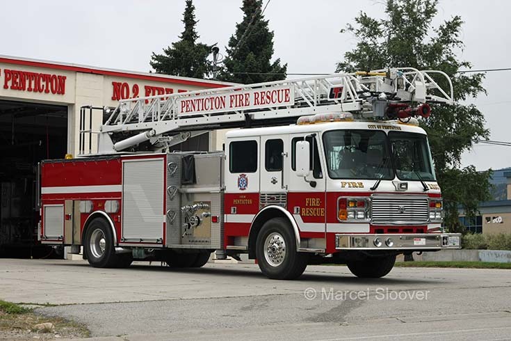 Penticton Fire department Ladder ALF 