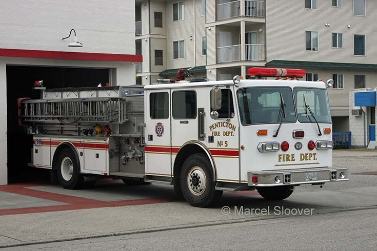 Engine Penticton Fire dept Canada