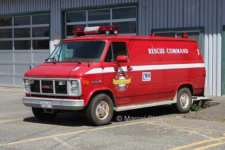 Tofino Fire dept Canada GMC
