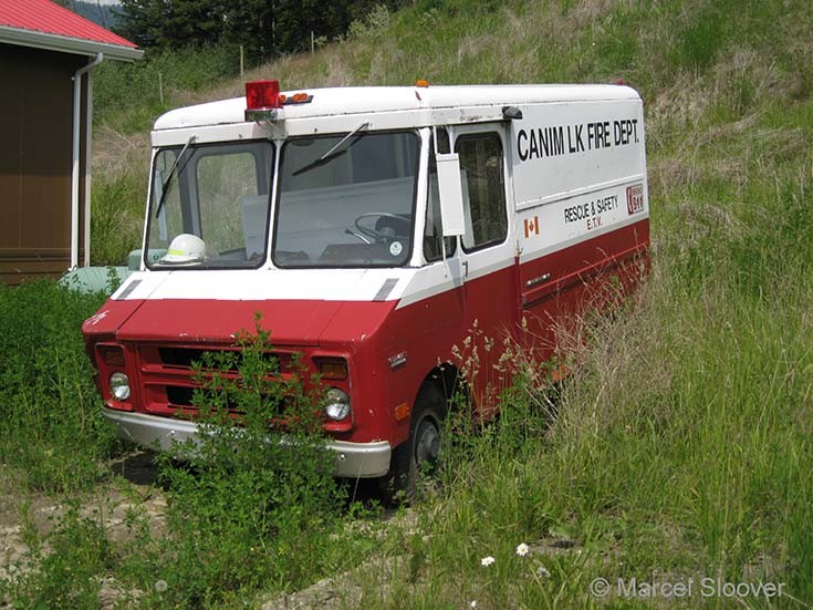 Fire Engines Photos GMC van Canim Lake Fire dept