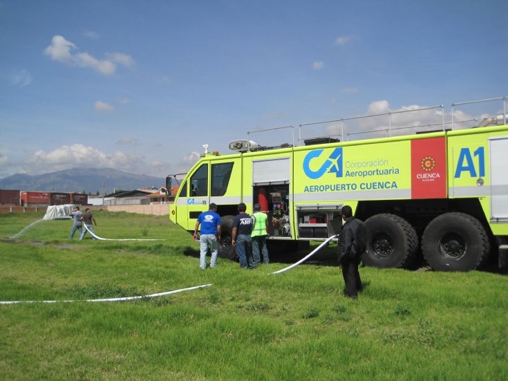 Cuenca, Ecuador Airport, Rosenbauer Panther