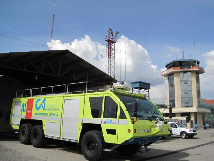Cuenca, Ecuador Airport, Rosenbauer Panther tender