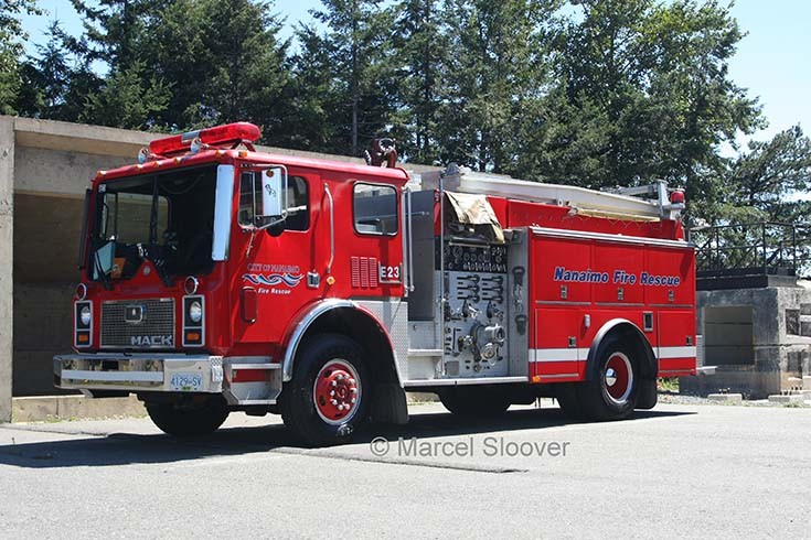Nanaimo FD Spare pump Mack