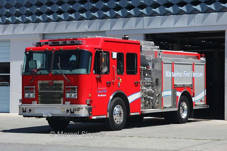 Spartan Rosenbauer pump Nanaimo FD Canada