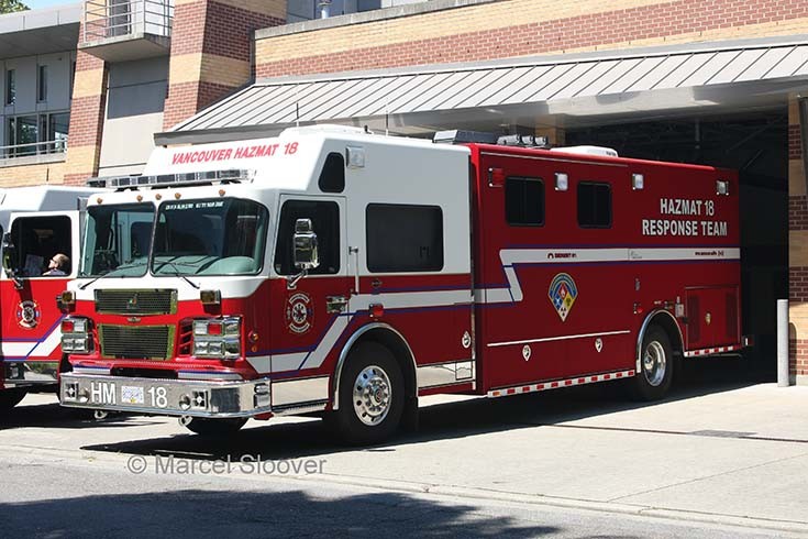 Hazmat 18 Vancouver FD Spartan